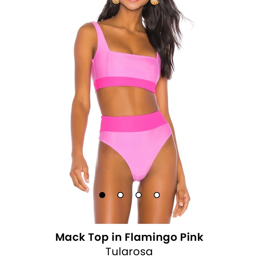 Revolve two toned pink bikini in size XL from the brand tularosa